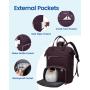 Wholesale LOVEVOOK quilted high capacity multi function baby diaper bag travel back pack fashion diaper portable nappy bags