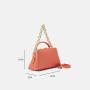 Wholesale Designer Custom Brand Women Handbag Bag Quality Lichee Leather Bags With Metal Chain