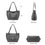REALER high quality fashion style designer handbags Female Waterproof Tote Bag lady patchwork leather Bag Women Handbags
