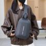 XL361 Anti-theft Daily Used Waterproof Crossbody Bag Oxford Men's Chest Bag combination lock Sports Shoulder Bag