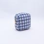 New Arrival Wholesale Small Square Box Cosmetic Portable Travel Pink Cute Eco Friendly Terry Small Cosmetic Bag