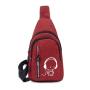 Nylon women's chest bag waist shoulder crossbody bag night light outdoor sports and leisure men's manufacturer wholesale