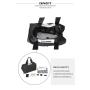 2024 new oversized handbag luggage bag women fitness travel women weekend sports fitness large capacity handbag