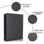 Factory wholesale Custom Guest Leather Hotel Room pu Leather A4 notebook Menu Book Check Book Holder Covers