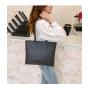Fashion Large Capacity Tote Handbag Casual Versatile Shoulder Bag China Wholesale PU Ladies Shoulder Bag