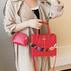 Wholesale Price 2 Pcs Set Bags Bolsos De Mujer Custom Leather Bag Trendy Handbags Crossbody Bags For Ladies
