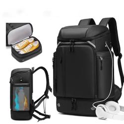XL180-1 Dry Wet Seperation Hiking Backpack Anti Water Backpack Large Capacity Travel Backpack Expandable Outdoor Bags