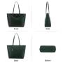 Lovevook Fashion luxury 3pcs ladies shoulder bags Waterproof PU tote bag wholesale trending women's handbags and purses