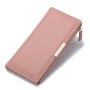 ZR607 Women's Long Wallet Fashion Girl PU Open Wallet Horizontal Square ID Card Holder Handbag Coin Purse Colored Zero Wallet