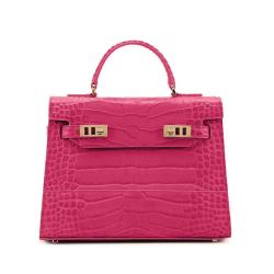 Factory High Quality Classic Luxury Genuine Leather Veagn Women Handbags Crocodile Pattern Custom Logo OEM ODM Ladies Hand Bags