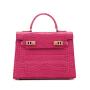 Factory High Quality Classic Luxury Genuine Leather Veagn Women Handbags Crocodile Pattern Custom Logo OEM ODM Ladies Hand Bags