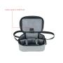Carbon Fiber Pouch Bag Smell Proof Travel Case in Grey Gray Bag with Shoulder Strap Easy to Carry out