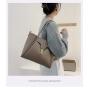 2021 New French Retro Fashion Single Shoulder Women's Bag Soft Leather Large Capacity Simple Portable Tote Bag Luxury Handbag