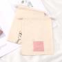 Custom Logo Printed Cotton Drawstring Building Block Toy Storage Bag Organic Muslin Cotton Gift Packaging Pouch