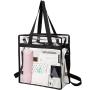XL316 Cross-Body Shopping Bag Best Selling Transparent Pvc Handbag Beach Travel Bag Tote Bag with Zipper