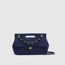 2024 New Design Ladies Denim Handbags High Quality Quilted Fashion Purse And Handbags With Chain