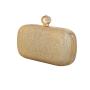 Glitter Diamond Finger Ring Full Rhinestone Purses Golden Clutch Bag for Wedding Party Evening Bags