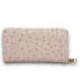 Luxury leather lady wallets custom ostrich leather women handmade coin purse