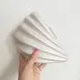 2024 Ladies New Single Shoulder Crossbody Bag Scalloped Shell Acrylic Bag Fashion Wedding Dinner Clutch Bag