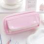 Durable Large Capacity Zip Pen Pencil Pouch School Office Supplies Organizer Pencil Bag