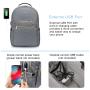 LOVEVOOK wholesale waterproof backpack school bags for women men office computer student casual laptop backpacks bag for travel