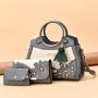 New style 2023 crocodile leather women handbag fashion large ladies crossbody shoulder bag women square handbag