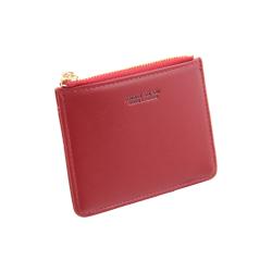 popular small slim custom logo card holder wallet card wallet id holder leather wallet keychain