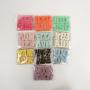 Keymay Best DIY Chenille Letter Patch Full Set Alphabet Patches Embroidery Self Adhesive Sticker Clothes Patches