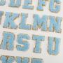 Keymay Hot Sale Lightweight DIY Personalized A-Z 26PCS Alphabet Self Adhesive Letters Letter Stickers Chenille Letter Patches