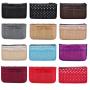 Cosmetic Bag For Women Double Zipper Makeup Bag Toiletries Grooming Kit Large Nylon Travel Insert Organizer Handbag Purse