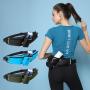 ZR820 Unisex Fashion Waist Bag Nylon Fabric Single Sports Belt Running Bag Waterproof Outdoor Close Fitting Phone Invisible Bag