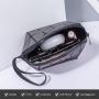 LOVEVOOK Fashion geometric small 2021 wallet PU material geometric luminous hand bag purse mini wallet