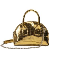 2024 Custom Stones Vegan Leather Hand Bag For Women Ladies Fashion Shell Purse