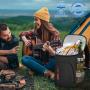 Leakproof Thermal Large Capacity 30-Can Insulated Soft Cooler for Beverage Lunch Travel - Unisex Cooler Backpack