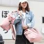 Customized Travel Duffel Bag Sports Tote Gym Bag Shoulder Workout Carry on Weekender Overnight Bag for Women