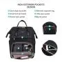 LOVEVOOK high quality custom logo large travel backpacks bags for business work office school 15.6 inch Women's  laptop Backpack
