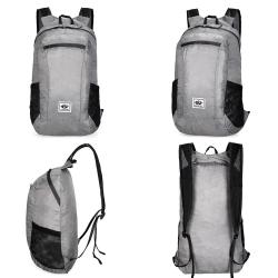 ZF097 Custom Logo Shoulder Bag Man Folding Lightweight Travel Sports Backpack Woman Polyester Waterproof Breathable Outdoor Bag