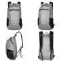 ZF097 Custom Logo Shoulder Bag Man Folding Lightweight Travel Sports Backpack Woman Polyester Waterproof Breathable Outdoor Bag