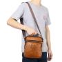 XL295 Genuine Leather Men's Shoulder Bag Multi-layer Large Capacity Messenger Bag Wear-resistant Durable Bag First Layer Cowhide