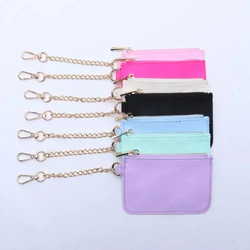 Custom Nylon Material Passport Holder Travel Neck Pouch Card Holder Minimalist Mini Money Clip Slim Wallets Carteras Para Mujer