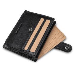 Minimalistic Wallet Male Slim Men Wallet with Coin Pocket Hasp Bifold ID Bank Credit Card Holders Business Zipper Coin Purse Man