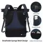 LOVEVOOK Wholesale rolltop Eco-friendly Waterproof Backpack Trendy Anti Theft Scool Bag with USB College Laptop Rucksack Herren