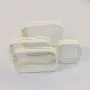Keymay Stock 6 Colors Wholesale Women Cosmetic PVC Makeup Bag Zipper Travel Waterproof Clear Toiletry Bag