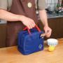 HR076 Working Waterproof Lunch Box Bag Aluminum Foil Cloth Picnic Handbag School Heat Preservation Camping Household Bento Bag