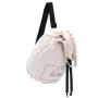 Gelory China Manufacturer Wholesale Cheap Custom Printed White Bag Cotton Canvas Drawstring Backpack