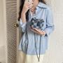 New Cross-Slung Chain Bag Fashion Chessboard Plaid Mini Denim Box Sling Shoulder Bag Small Square Crossbody Bag