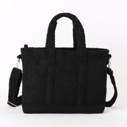 Women Fluffy Purse for Autumn and Winter Fluffy Tote Bag Long Strap Furry Tote Bag Large Cute Plush Bag