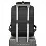 New Unisex Men's Business Travel Backpack Large Capacity Waterproof Oxford Laptop Bag with USB and Zipper Closure Polyester Lini