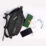 CHANGRONG Custom unisex waterproof black fanny pack waist bag
