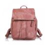 SC040 Outdoor Travel Backpack Ladies Waterproof PU Leather Women Backpack Purses Vintage  Casual Shopping Backpacks